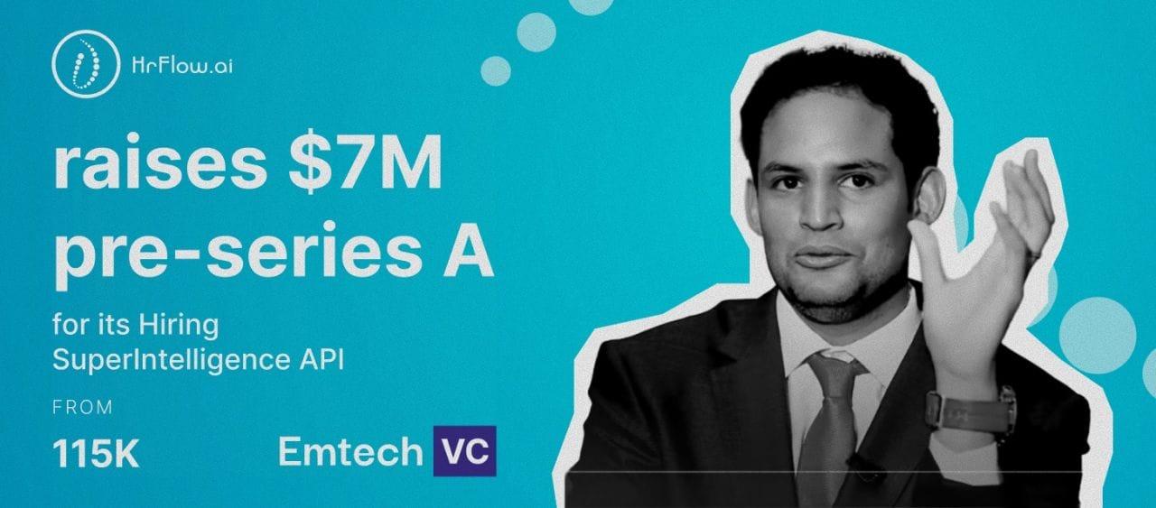 HrFlow.ai Secures $7M Pre-Series A to become the global standard for Artificial Intelligence (AI) applied to HR data